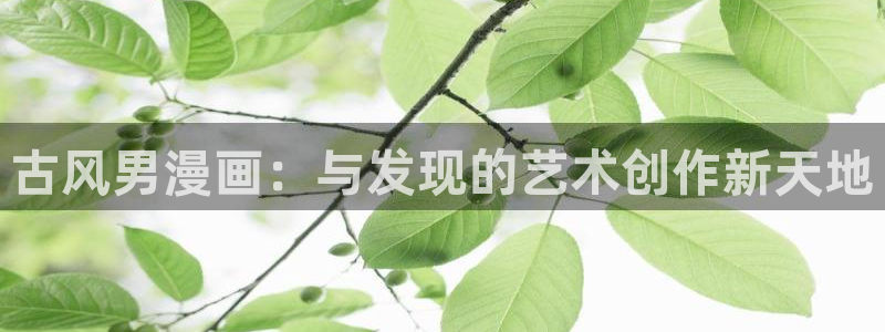 韩漫免费观看无遮挡：古风男漫画：与发现的艺术创作新天地