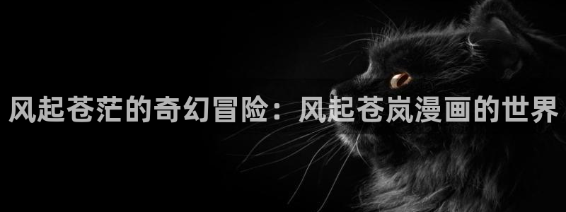 歪歪漫画韩漫免费漫：风起苍茫的奇幻冒险：风起苍岚漫画的世界